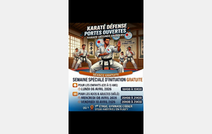 Porte ouverte enfants, ados et adultes en Avril